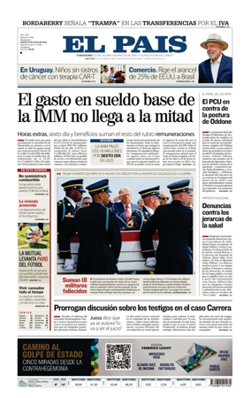 Cover of El Pais (Uruguay)