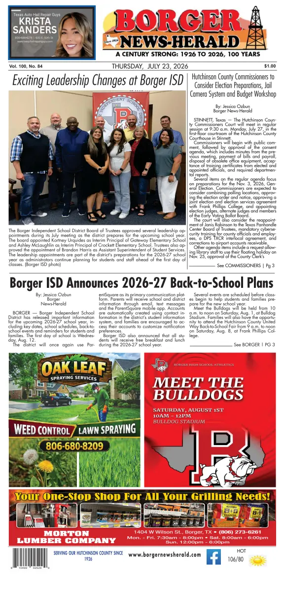 Cover of Borger News-Herald