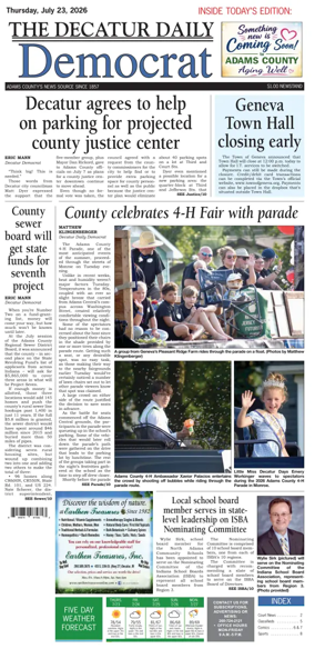 Cover of The Decatur Daily Democrat
