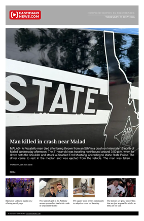 Cover of East Idaho News