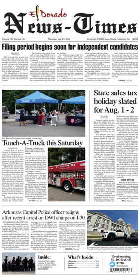Cover of El Dorado News-Times (VCID - Camden News)