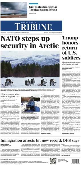 Cover of Great Falls Tribune