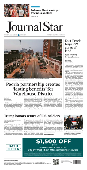 Cover of Journal Star (Peoria)