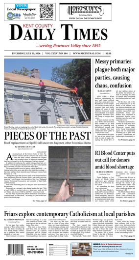 Cover of Kent County Daily Times