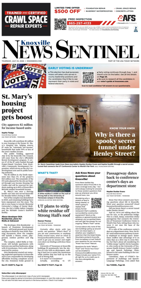 Cover of Knoxville News Sentinel