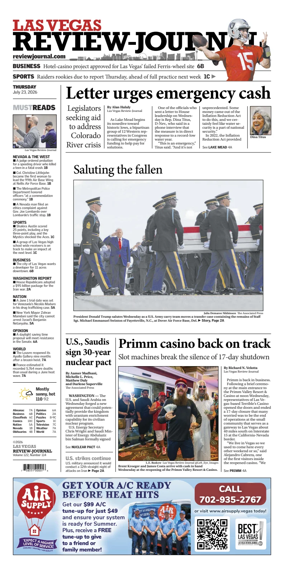 Cover of Las Vegas Review-Journal