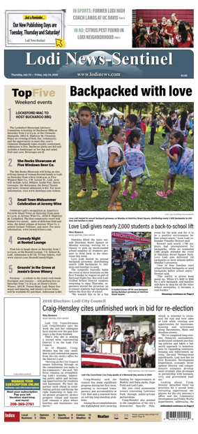Cover of Lodi News-Sentinel