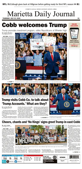 Cover of Marietta Daily Journal
