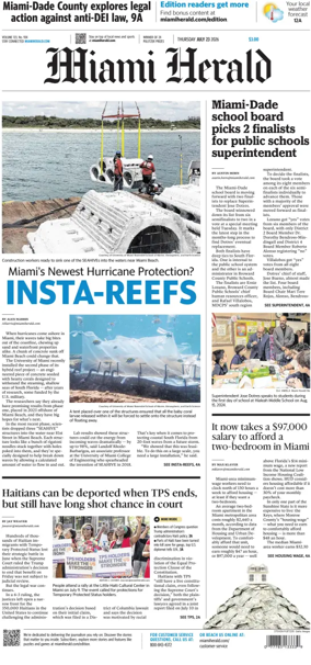 Cover of Miami Herald