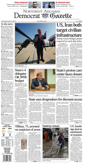 Cover of Northwest Arkansas Democrat-Gazette