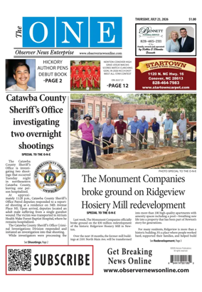 Cover of Observer News Enterprise
