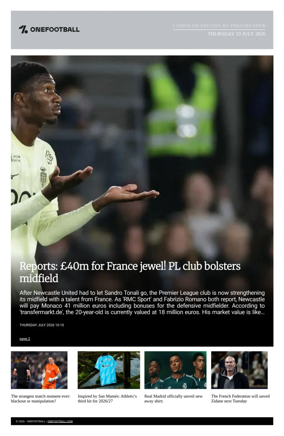 Cover of OneFootball - Compiled Edition
