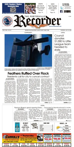 Cover of Porterville Recorder