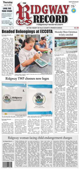 Cover of Ridgway Record