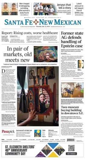 Cover of Santa Fe New Mexican