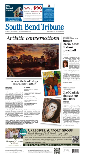 Cover of South Bend Tribune