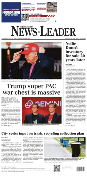 Cover of Springfield News-Leader