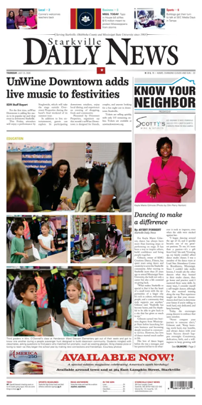 Cover of Starkville Daily News