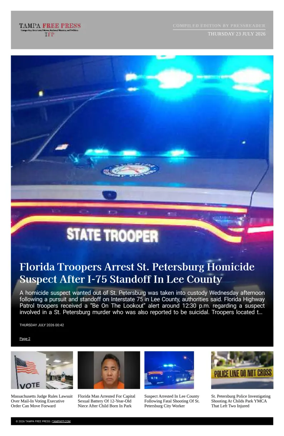 Cover of Tampa Free Press