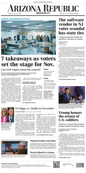 Cover of The Arizona Republic