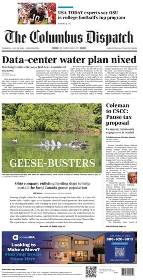 Cover of The Columbus Dispatch