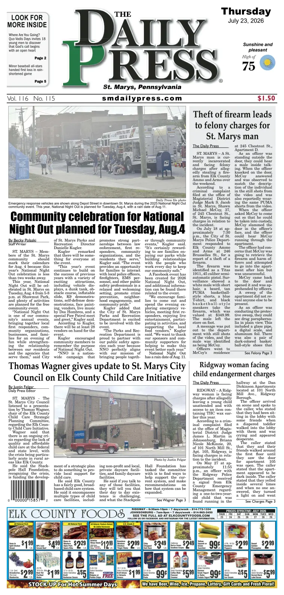 Cover of The Daily Press