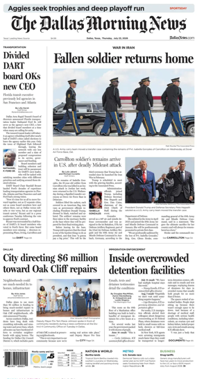 Cover of The Dallas Morning News