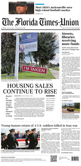 Cover of The Florida Times-Union