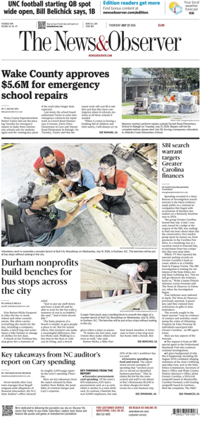 Cover of The News & Observer