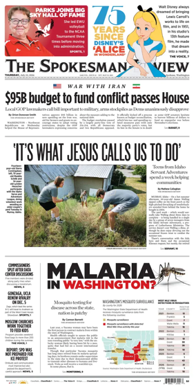 Cover of The Spokesman-Review (Spokane)