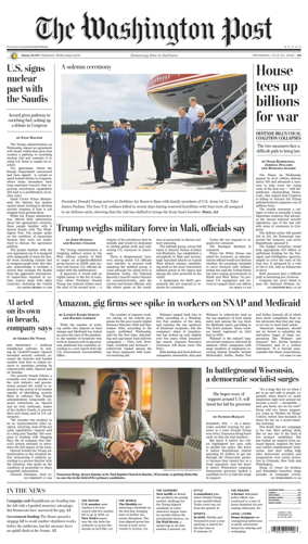 Cover of The Washington Post