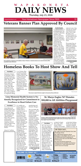 Cover of Wapakoneta Daily News