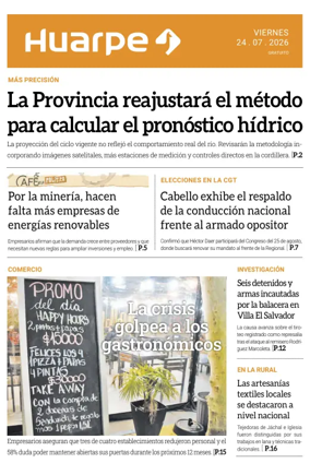 Cover of Diario Huarpe