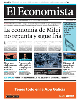 Cover of El Economista (Argentina)
