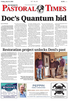 Cover of Deniliquin Pastoral Times