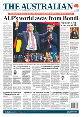Cover of The Australian
