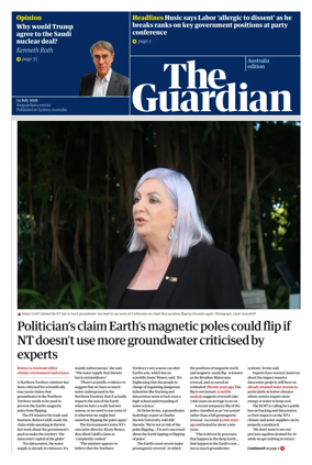 Cover of The Guardian Australia