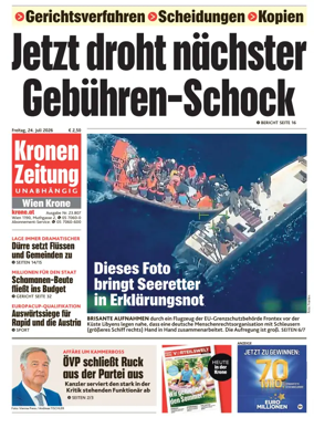Cover of Kronen Zeitung