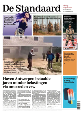 Cover of De Standaard