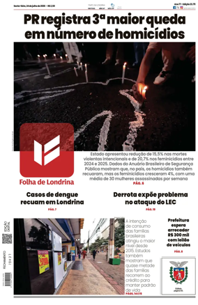 Cover of Folha de Londrina