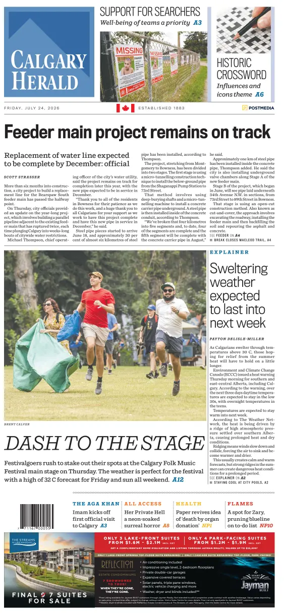 Cover of Calgary Herald