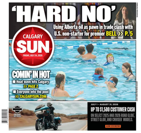 Cover of Calgary Sun