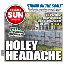 Cover of Edmonton Sun