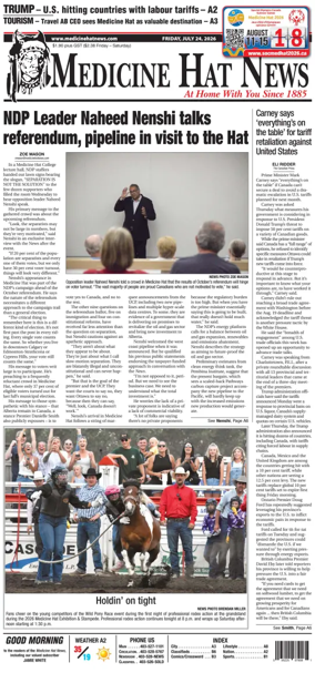 Cover of Medicine Hat News