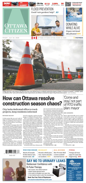 Cover of Ottawa Citizen