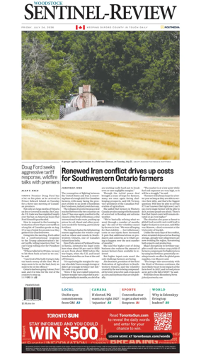 Cover of Sentinel-Review (Woodstock)