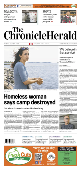 Cover of The Chronicle Herald (Provincial)