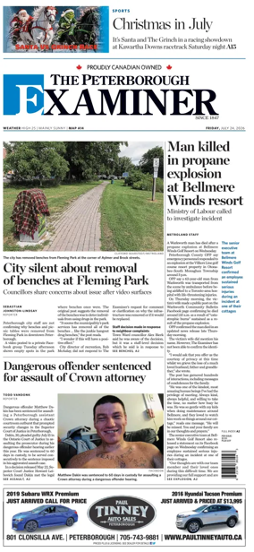 Cover of The Peterborough Examiner