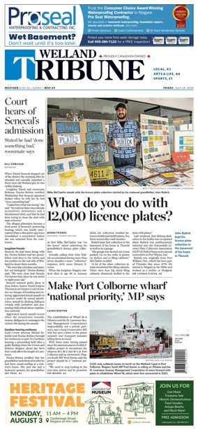 Cover of The Welland Tribune