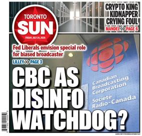 Cover of Toronto Sun